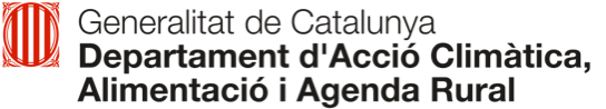 Generalitat de Catalunya Departament d'Acció Climàtica, Alimentació i Agenda Rural